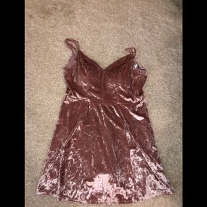 mini velvet dress